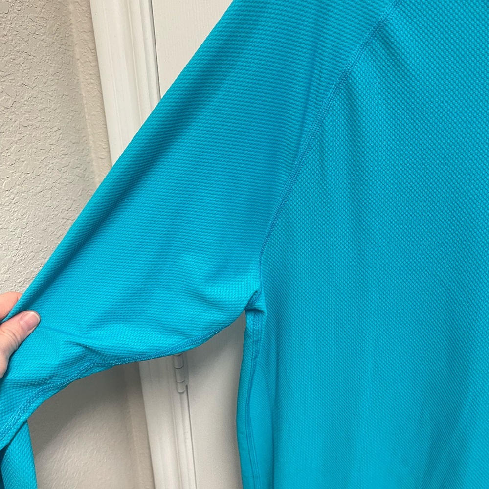 G/FORE Turquoise Quarter Zip Pullover - Picture 8 of 12